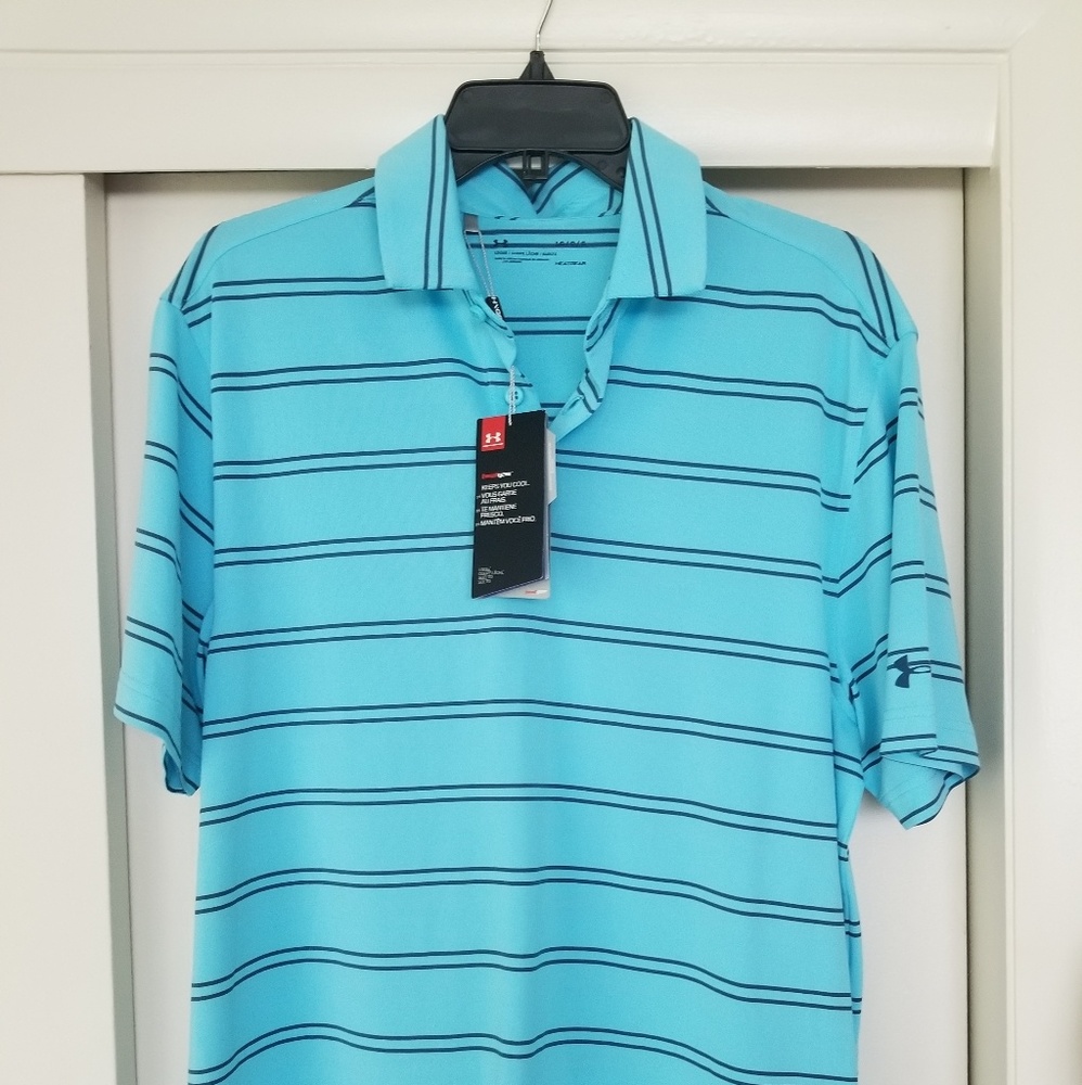 Under Armour Double Stripe Polo